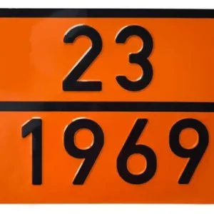 Utolsó esély ADR tábla számozott 23/1969 izobután