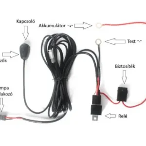 Komplett vezetékköteg fényhídhoz / munkalámpához 12V Vedd meg most