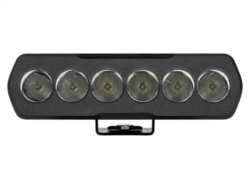 Fekete 6 LED-es hosszú munkalámpa SZÚRÓ fény Bestseller