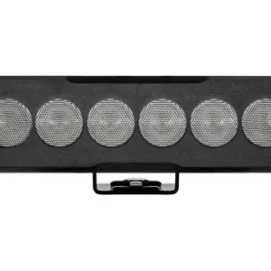 Akciós ár Fekete 6 LED-es hosszú munkalámpa TERÍTŐ fény