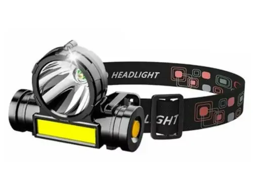 Szuper ajánlat COB+XPE led fejlámpa, 3W, TÖLTHETŐ