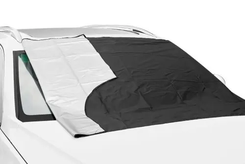 Újdonság Napvédő szélvédő takaró Mágneses 125 x 135cm fülekkel