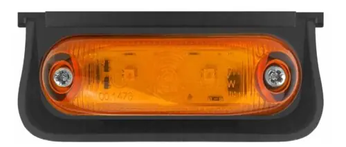 Azonnali szállítás Ovális LED helyzetjelző lámpa tetőre 12/24V Sárga