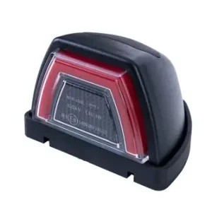 Trapéz LED helyzetjelző lámpa tetőre 12/24V Piros Ne maradj le