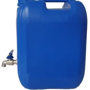 Vizes kanna fém csapos 10L széles, álló, karos csappal Újdonság