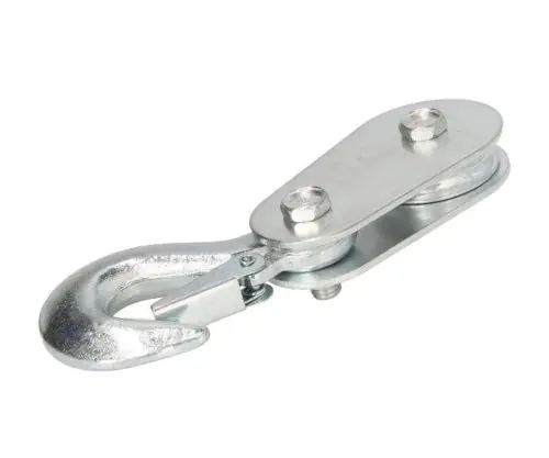 Akciós ár Görgős / csuklós kampó drótkötélhez 2T