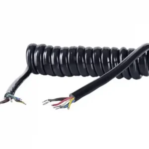 Azonnali szállítás 7 pólusú elektromos spirálkábel 4m