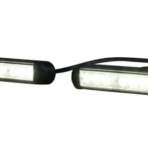 LED nappali menetjelző (DRL) 12/24V 6 POWER LED párban Biztonságos fizetés