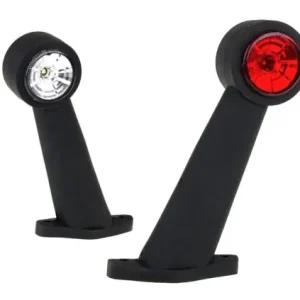 Foncsoros LED gumilámpa 12/24V hosszú ferde (P/F) BAL Azonnali szállítás