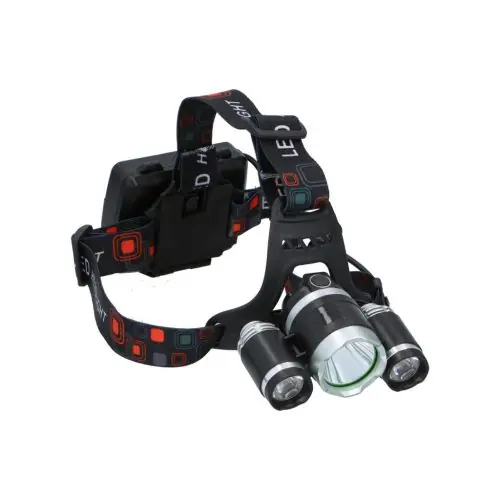 3 CREE T6 LED-es fejlámpa, elemes Szezonális akció