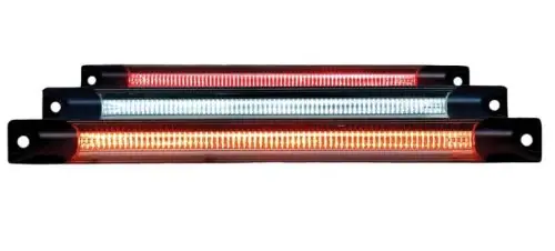 Legnépszerűbb LED helyzetjelző lámpa 12/24V (245x20mm) SÁRGA