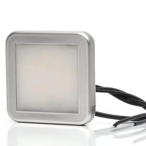 Belső világítás 12/24V (slim négyzet) fehér Népszerű