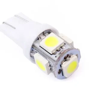 LED izzó 24V T10 5SMD LED fehér Végkiárusítás