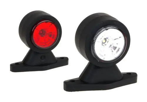 Szezonális akció Foncsoros LED gumilámpa 12/24V rövid egyenes (P/F)