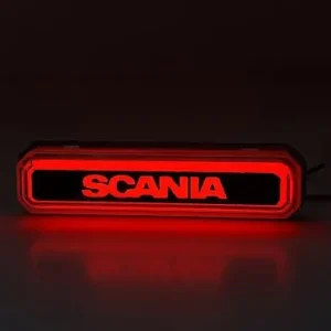 SCANIA LED dekor lámpa 24V Piros Szezonális akció