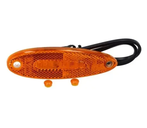 Csepp alakú LED helyzetjelző sárga 12/24V Korlátozott ajánlat