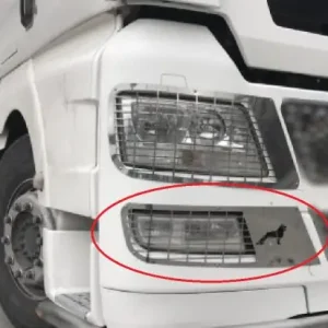 Man TGX inox ködfényszóró rács Olcsóbb