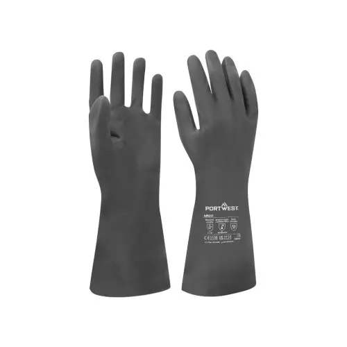 Újdonság Vegyszerálló Neoprén munkavédelmi kesztyű 10/XL