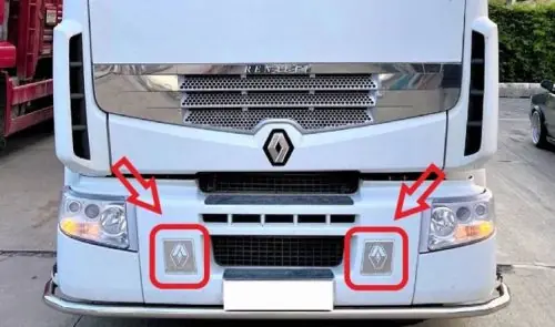 Szuper akció Renault Premium inox lökhárító dísz párban