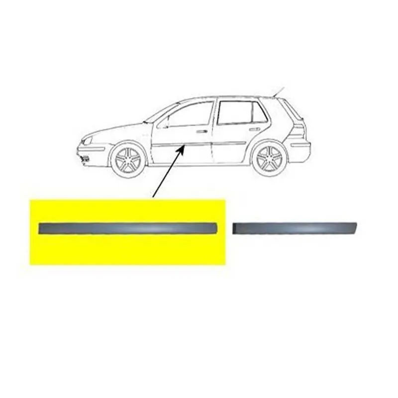 VW Golf 4 oldalsó díszléc 1998- Azonnali szállítás