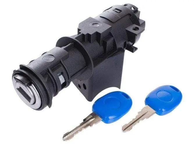 Akció Fiat Seicento gyújtáskapcsoló 2 db kulccsal, keskeny pin