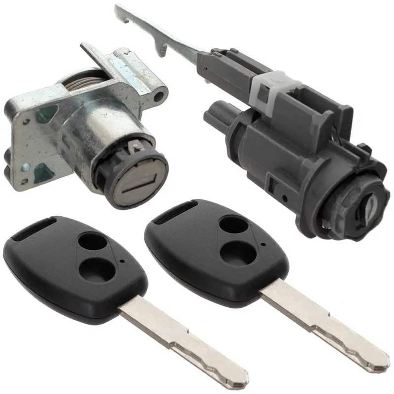 Biztonságos vásárlás Honda CR-V III bal első ajtózár betét és gyújtáskapcsoló betét + 2 kulcs 2006-2012