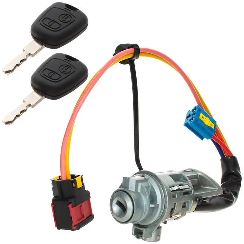 Expressz kézbesítés Peugeot 406 Coupe Komplett gyújtáskapcsoló 1997-2004