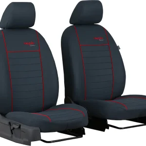 Kiárusítás Autó üléshuzatok Fiat Fiorino (IV) 2013-up TREND LINE - Piros 1+1, elülső