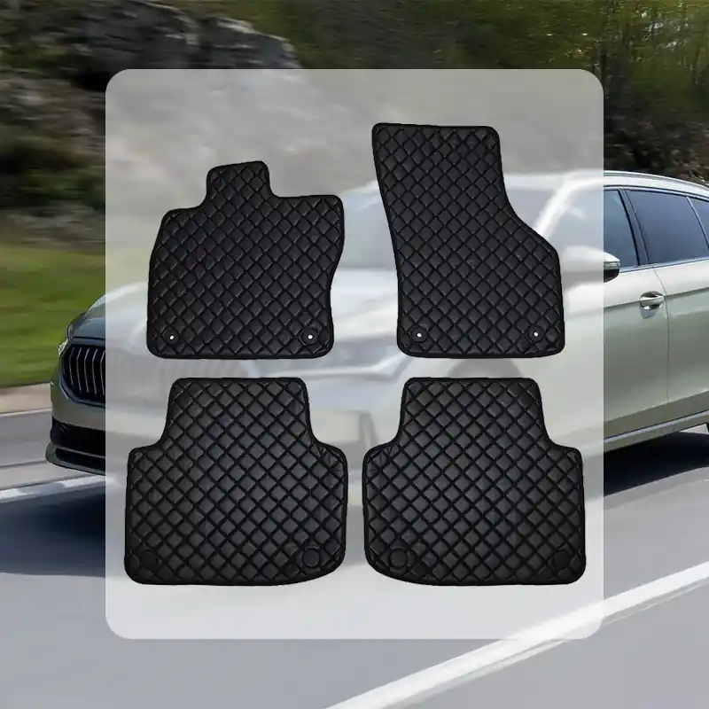 Bőr autószőnyegek Škoda Superb 2024- Kedvezményes ár