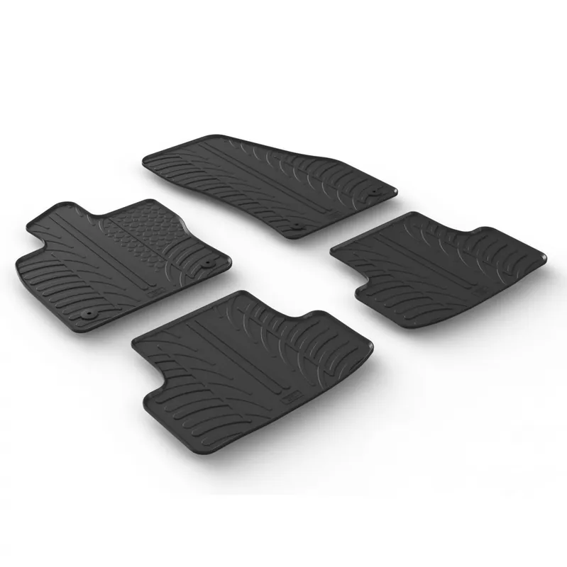 Biztonságos fizetés Autó gumiszőnyeg Škoda Karoq 2017-