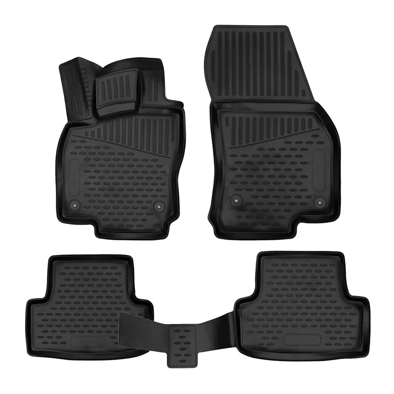 Autó gumiszőnyeg Škoda Karoq 2017-up doboz nélkül a vezetőülés alatt 4drb. Azonnal elérhető