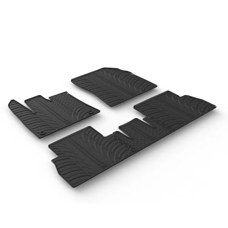 Autó gumiszőnyeg Toyota ProAce City 2020- (ovális rögzítés, lehajtható utasülés) Prémium