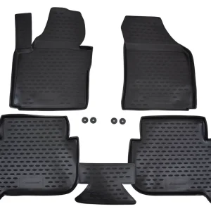 Szezonális akció Autó gumiszőnyeg VW Touran 2006-20144drb. 5 places magas