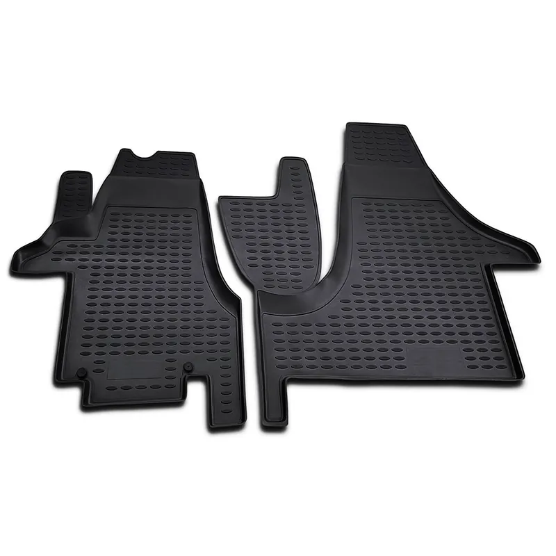 Biztonságos vásárlás Autó gumiszőnyegVW Transporter T5 2003-2015 / VW Transporter T6 2015-2021 (Első, 3 Hely)